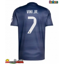 Camisa de Futebol Real Madrid Vinicius Junior #7 Equipamento Secundário 2025-26 Manga Curta